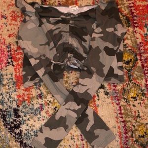 Garage Camo Crop Top